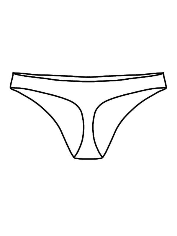 Origami Thong Mesh Gaff