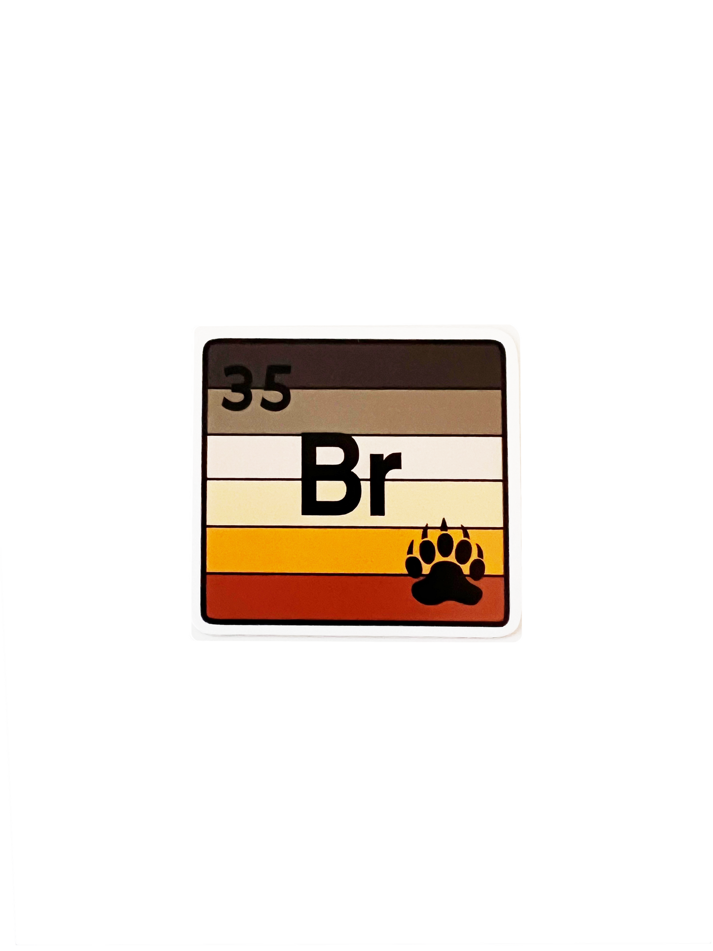 Queer Chemistry Bear Sticker
