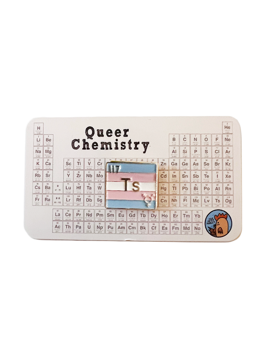 Queer Chemistry Transgender Pin