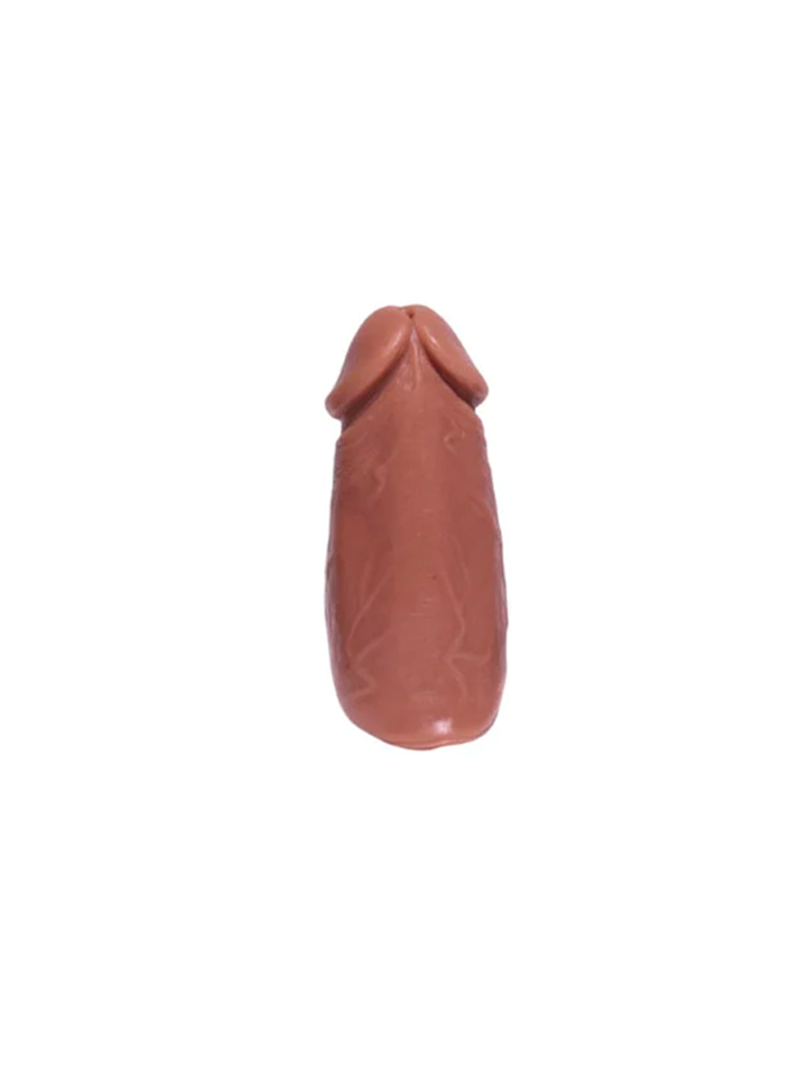 PeenPocket Silicone Pleasure Sleeve Hazelnut