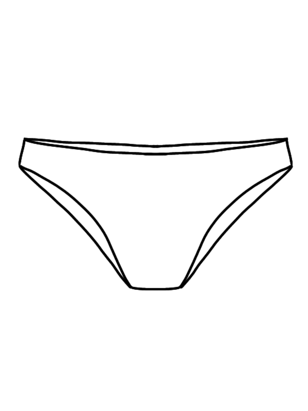 Origami Cheeky Mesh Gaff Outline - GenderGear