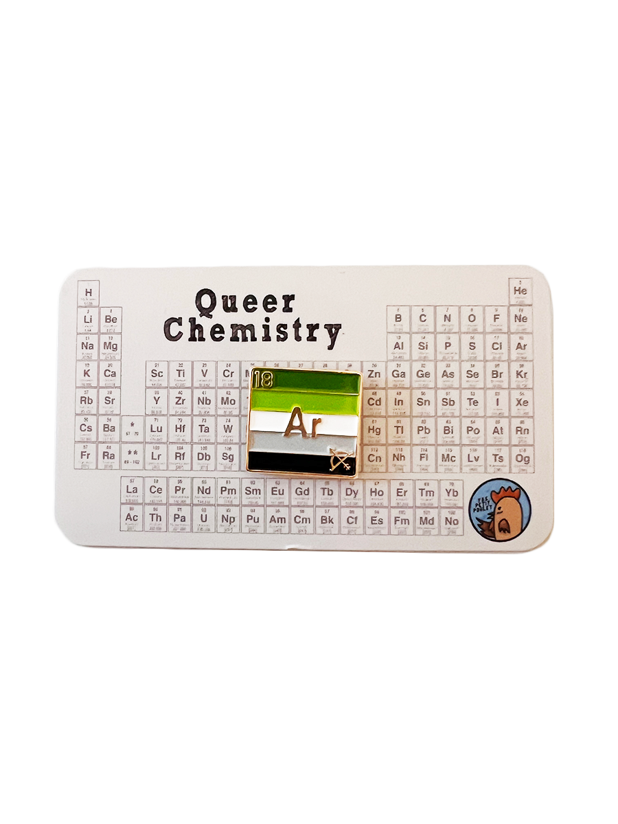 Queer Chemistry Aromantic Pin