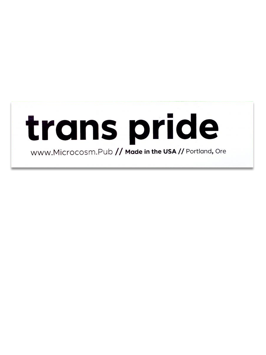 Microcosm Trans Pride Sticker